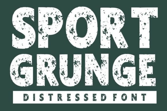 Sport Grunge Font